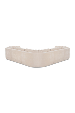   Modern European furniture - Chenille L-Shaped Modular Sofa - www.oroa.com | Oroa.com
