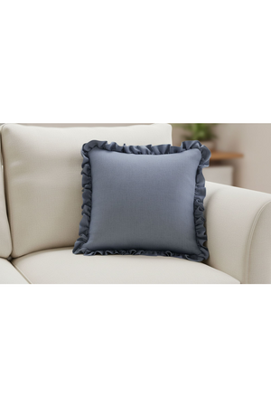   Modern European furniture - Ruffled-Edge Linen Cushion - www.oroa.com | Oroa.com