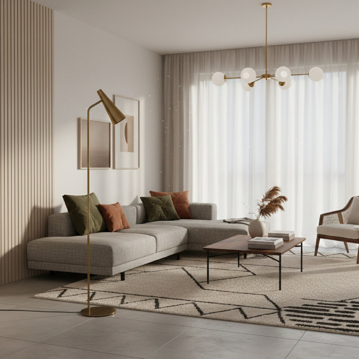   Modern European furniture - Conical Iron Floor Lamp - www.oroa.com | Oroa.com