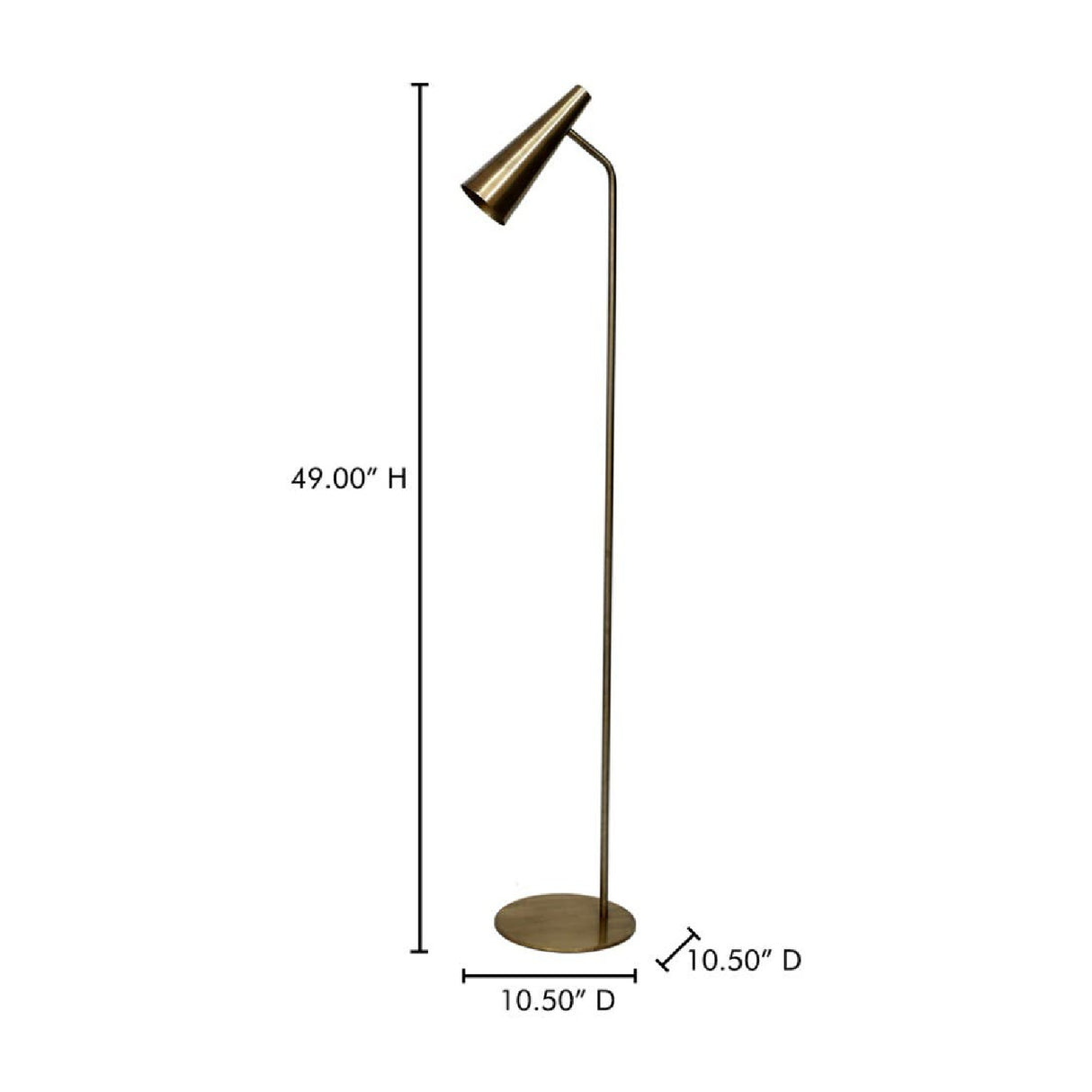   Modern European furniture - Conical Iron Floor Lamp - www.oroa.com | Oroa.com