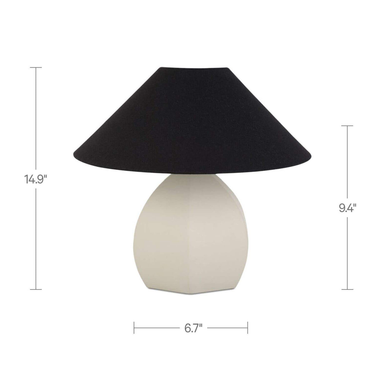  Modern European furniture - White Round Base Table Lamp - www.oroa.com | Oroa.com