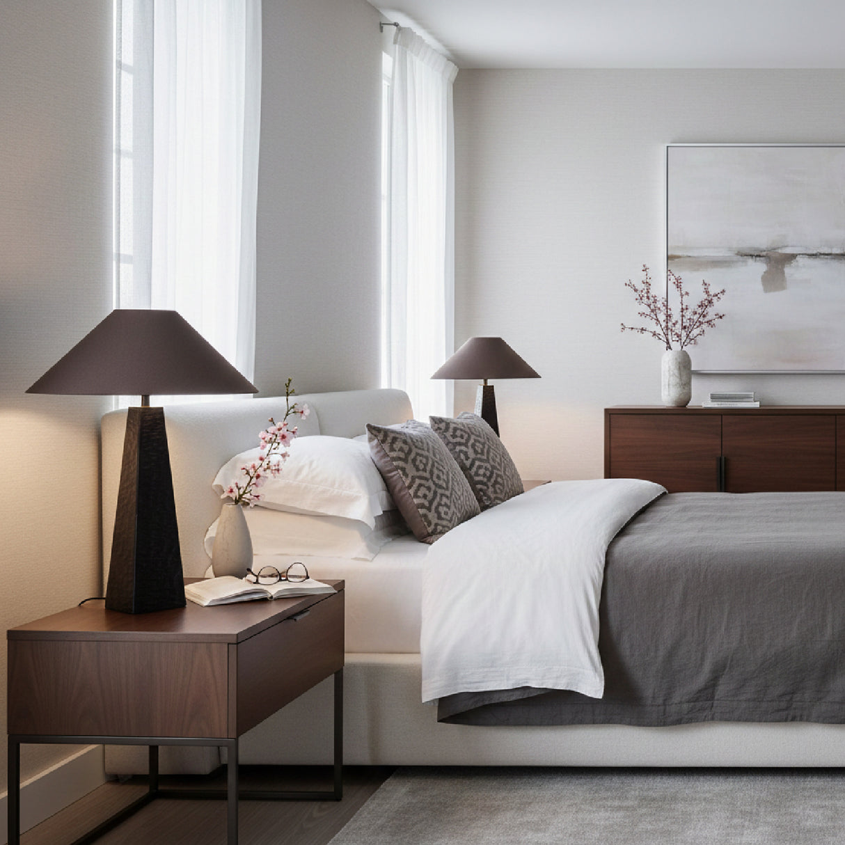   Modern European furniture - Aged Black Table Lamp - www.oroa.com | Oroa.com