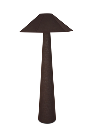   Brown Cotton Floor Lamp | Oroa.com