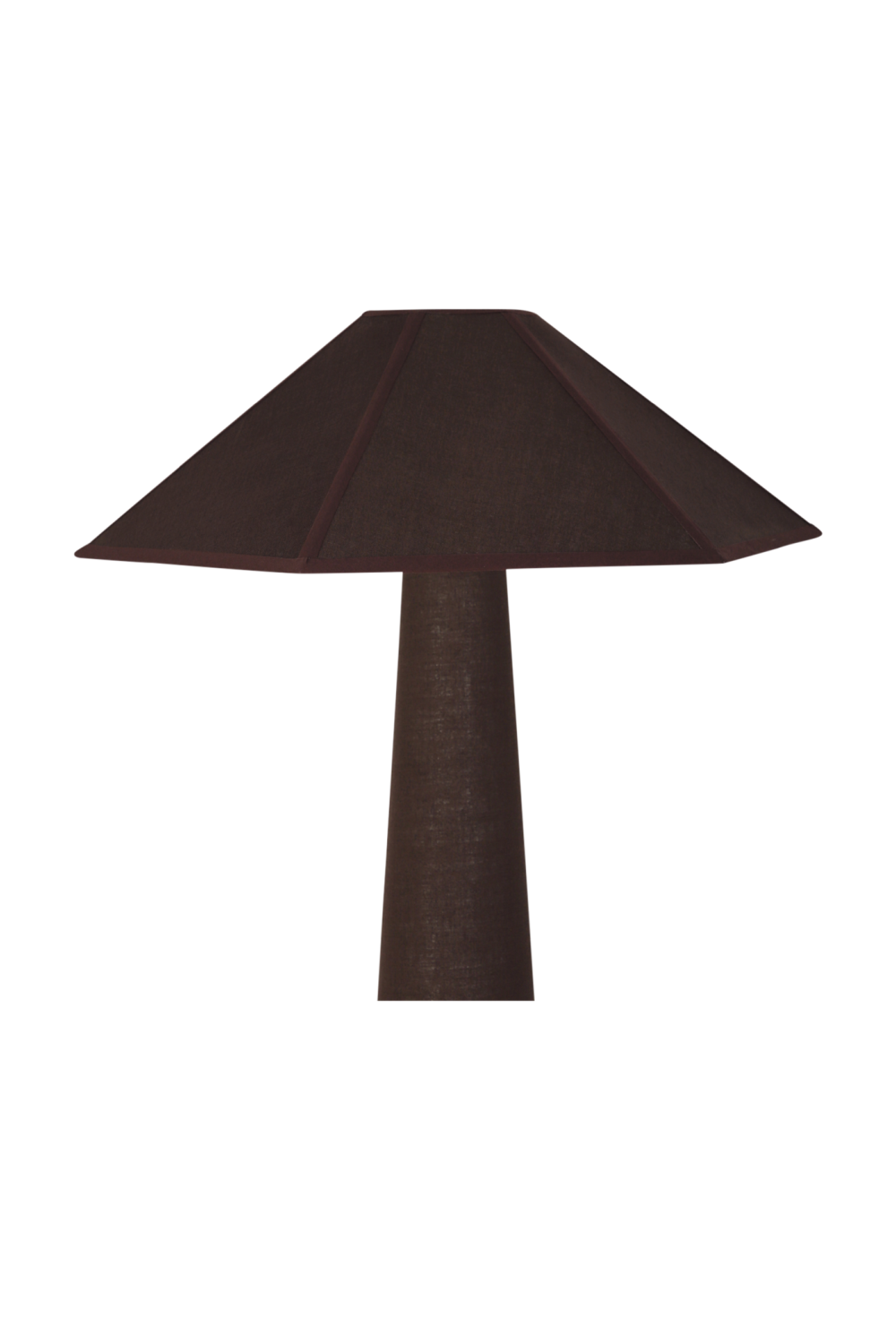   Brown Cotton Floor Lamp | Oroa.com