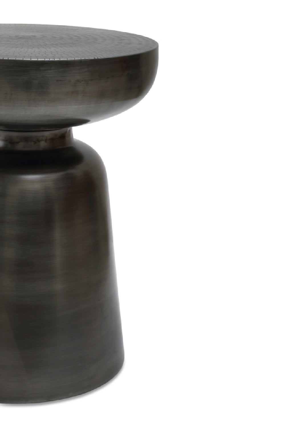   Modern European furniture - Antique Nickel Accent Table - www.oroa.com | Oroa.com