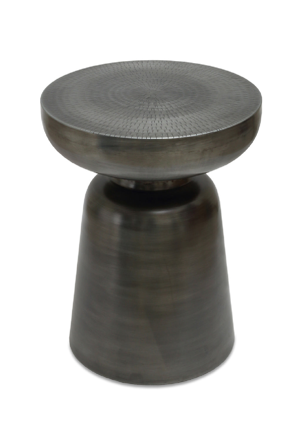  Modern European furniture - Antique Nickel Accent Table - www.oroa.com | Oroa.com