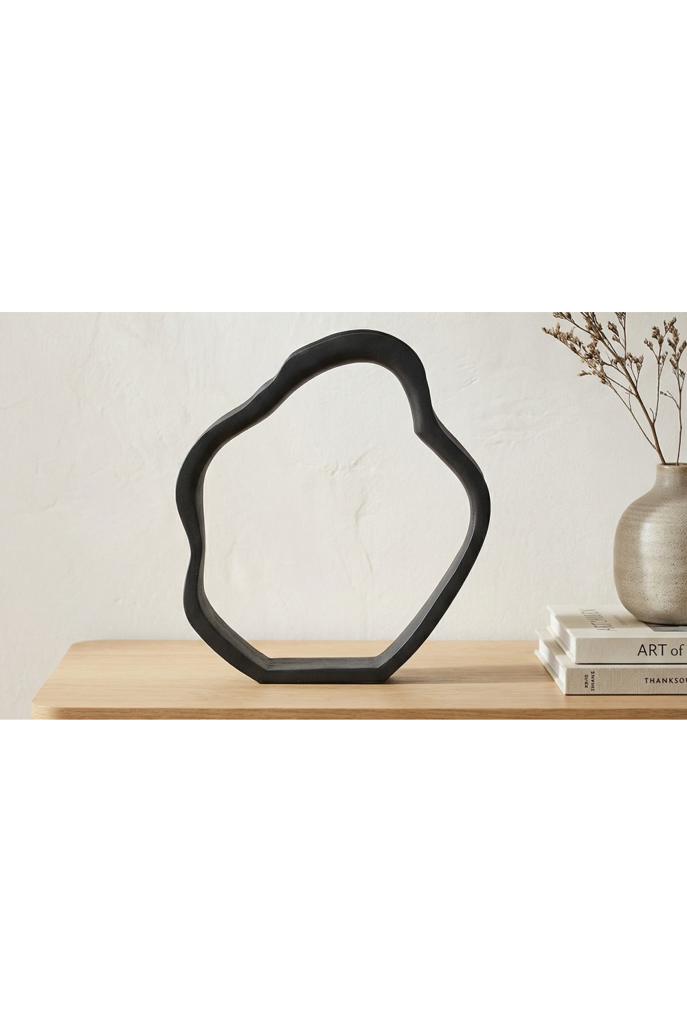   Modern European furniture - Black Abstract Tabletop Sculpture - www.oroa.com | Oroa.com