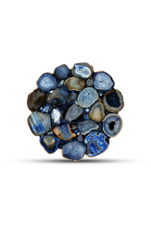   Modern European furniture - Blue Agate Stone Accent Table - www.oroa.com | Oroa.com
