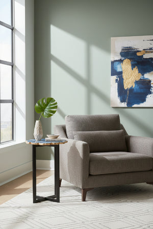   Modern European furniture - Blue Agate Stone Accent Table - www.oroa.com | Oroa.com
