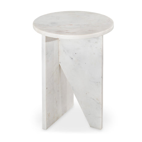   Modern European furniture - Round Marble Modern Accent Table - www.oroa.com | Oroa.com