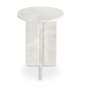   Modern European furniture - Round Marble Modern Accent Table - www.oroa.com | Oroa.com