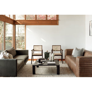  Modern European furniture - Channel-Stitched Leather Sofa - www.oroa.com | Oroa.com