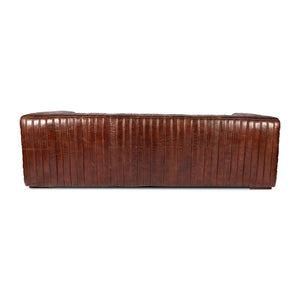   Modern European furniture - Channel-Stitched Leather Sofa - www.oroa.com | Oroa.com