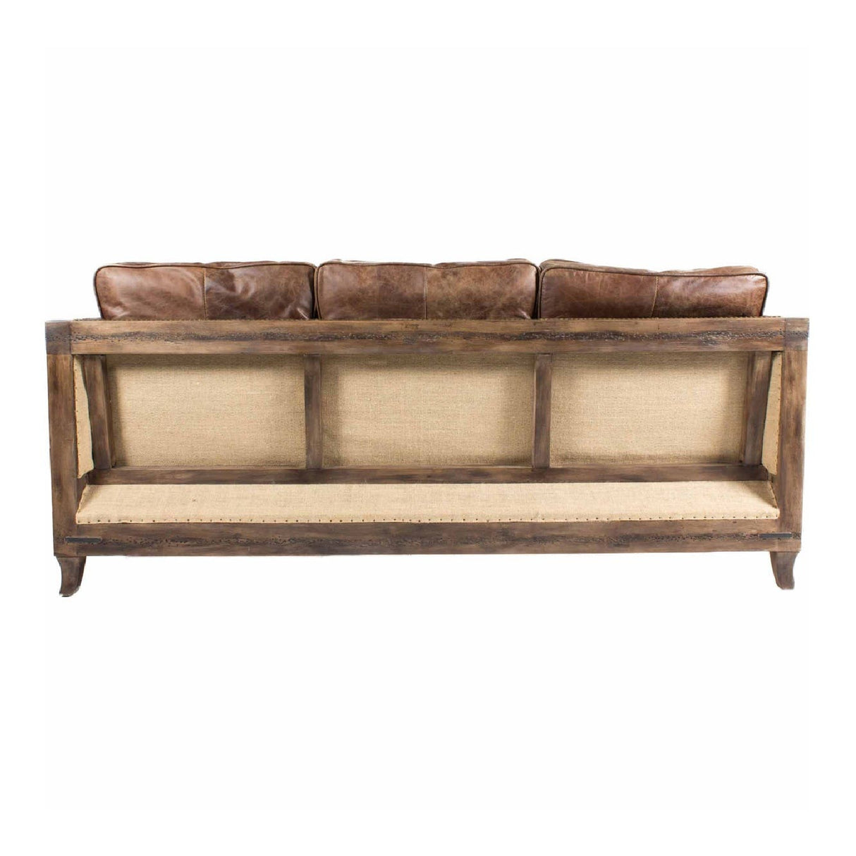   Modern European furniture - Brown Leather Rustic Sofa - www.oroa.com | Oroa.com