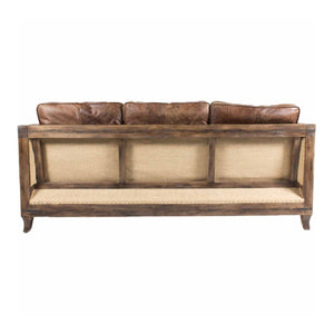   Modern European furniture - Brown Leather Rustic Sofa - www.oroa.com | Oroa.com