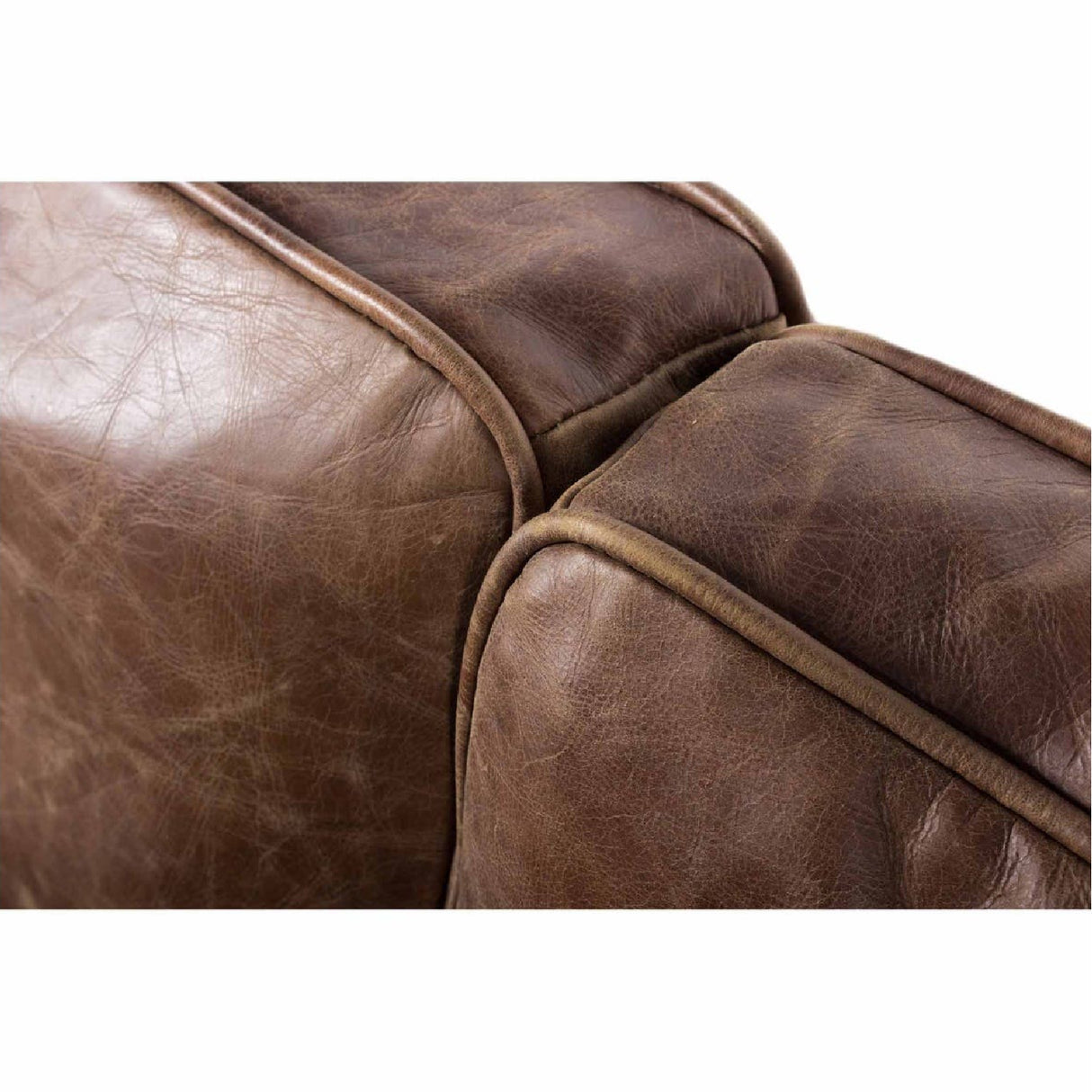   Modern European furniture - Brown Leather Rustic Sofa - www.oroa.com | Oroa.com