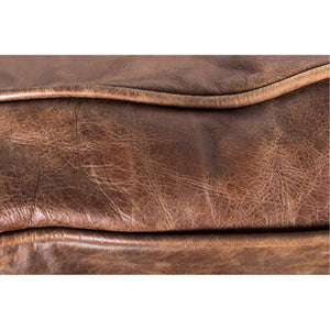  Modern European furniture - Brown Leather Rustic Sofa - www.oroa.com | Oroa.com