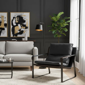   Modern European furniture - Leather Modern Classic Accent Chair - www.oroa.com | Oroa.com