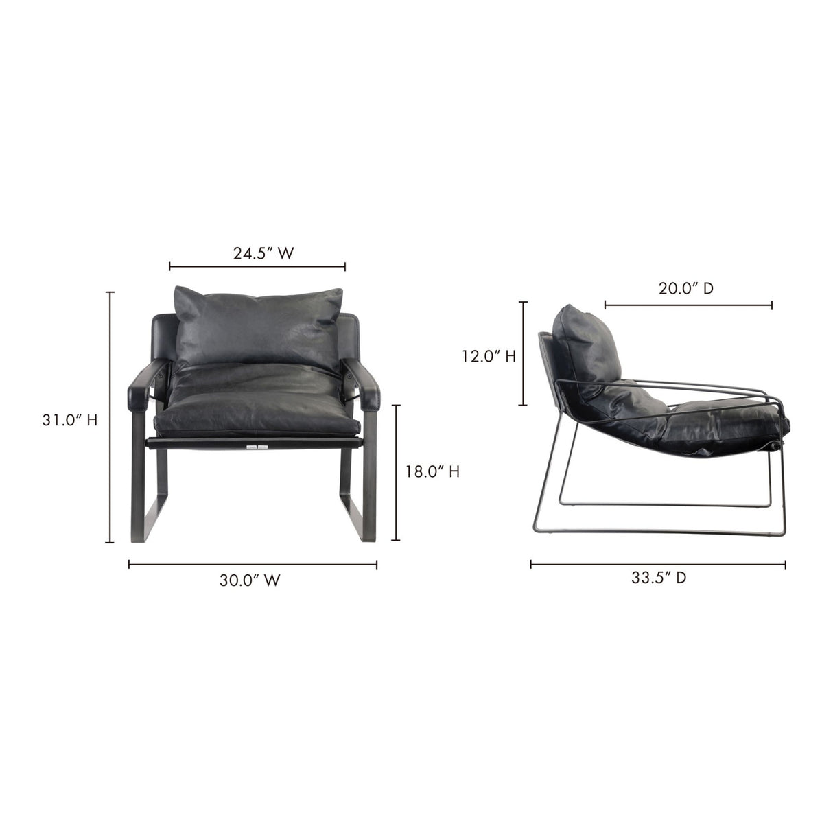   Modern European furniture - Leather Modern Classic Accent Chair - www.oroa.com | Oroa.com