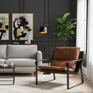   Modern European furniture - Leather Modern Classic Accent Chair - www.oroa.com | Oroa.com