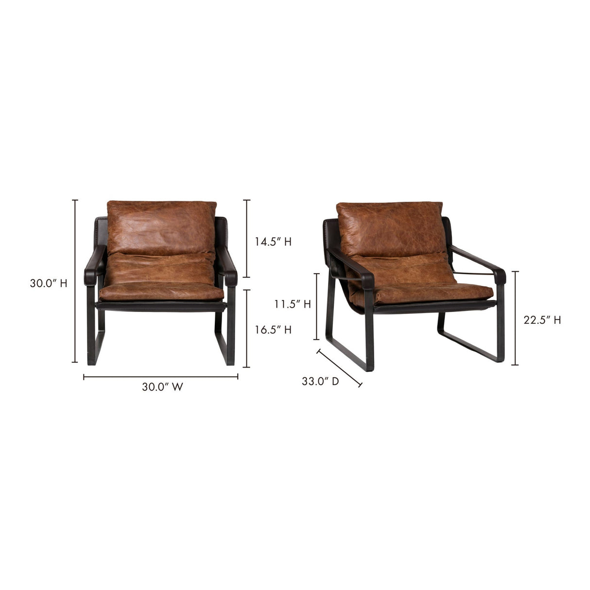   Modern European furniture - Leather Modern Classic Accent Chair - www.oroa.com | Oroa.com