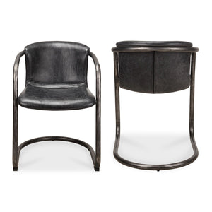   Modern European furniture - Cantilevered Dining Chair Set (2) - www.oroa.com | Oroa.com