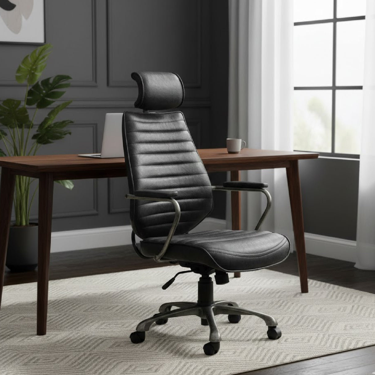   Modern European furniture - Adjustable Leather Office Chair - www.oroa.com | Oroa.com