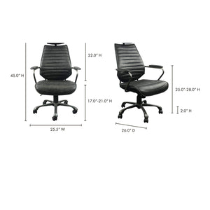   Modern European furniture - Adjustable Leather Office Chair - www.oroa.com | Oroa.com