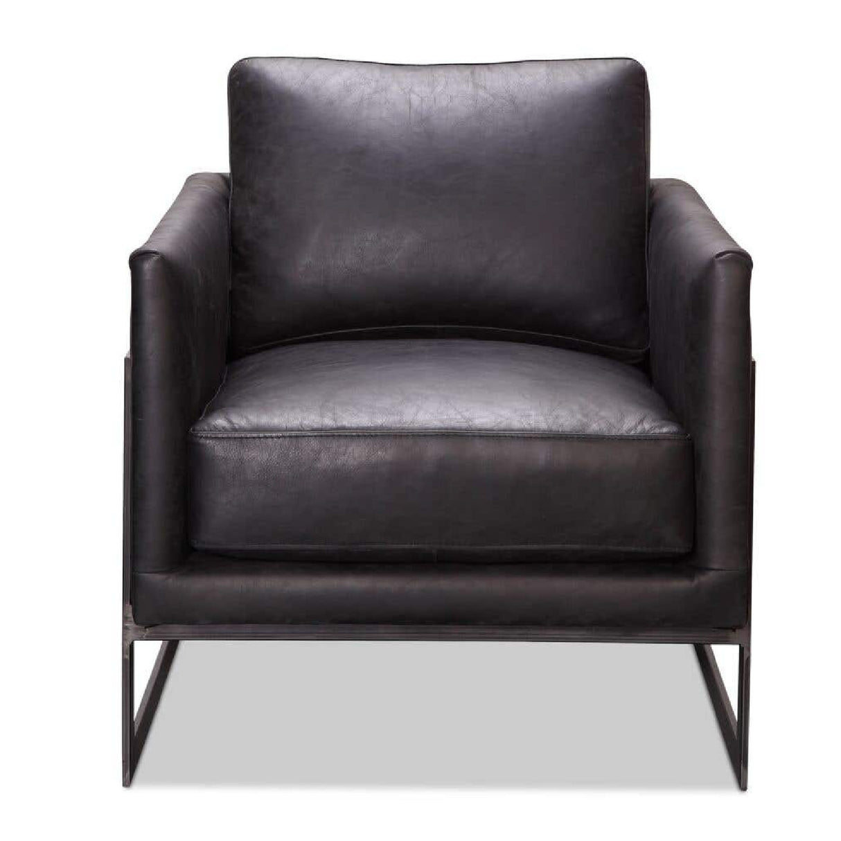   Modern European furniture - Leather Cantilevered Club Chair - www.oroa.com | Oroa.com