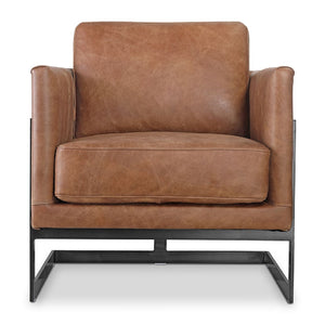   Modern European furniture - Leather Cantilevered Club Chair - www.oroa.com | Oroa.com