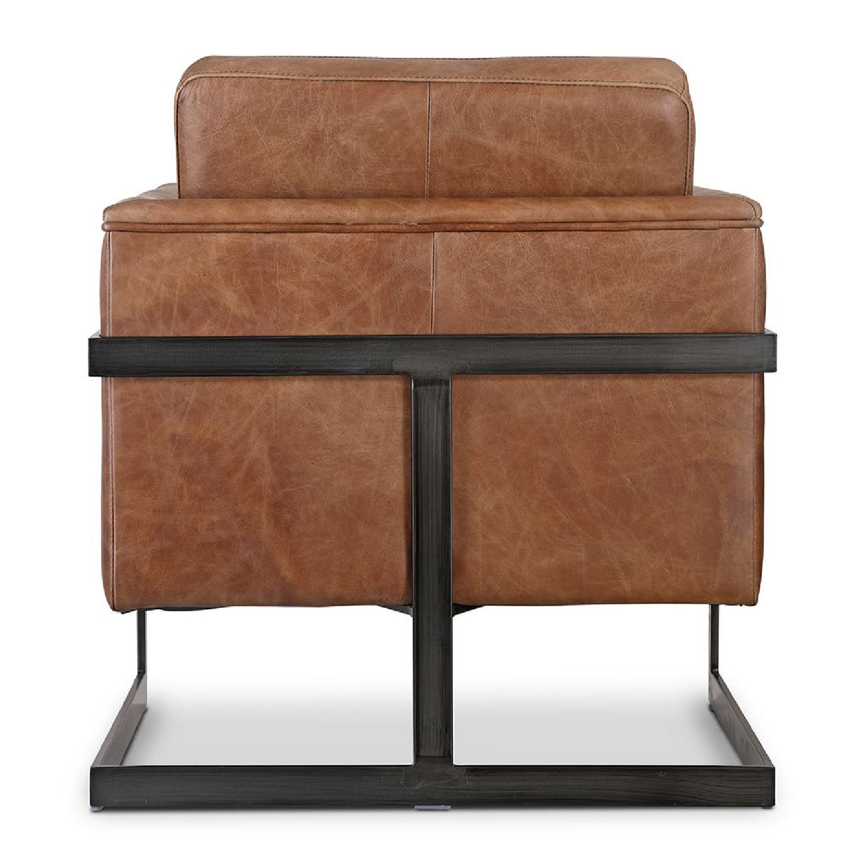   Modern European furniture - Leather Cantilevered Club Chair - www.oroa.com | Oroa.com