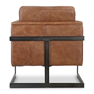   Modern European furniture - Leather Cantilevered Club Chair - www.oroa.com | Oroa.com