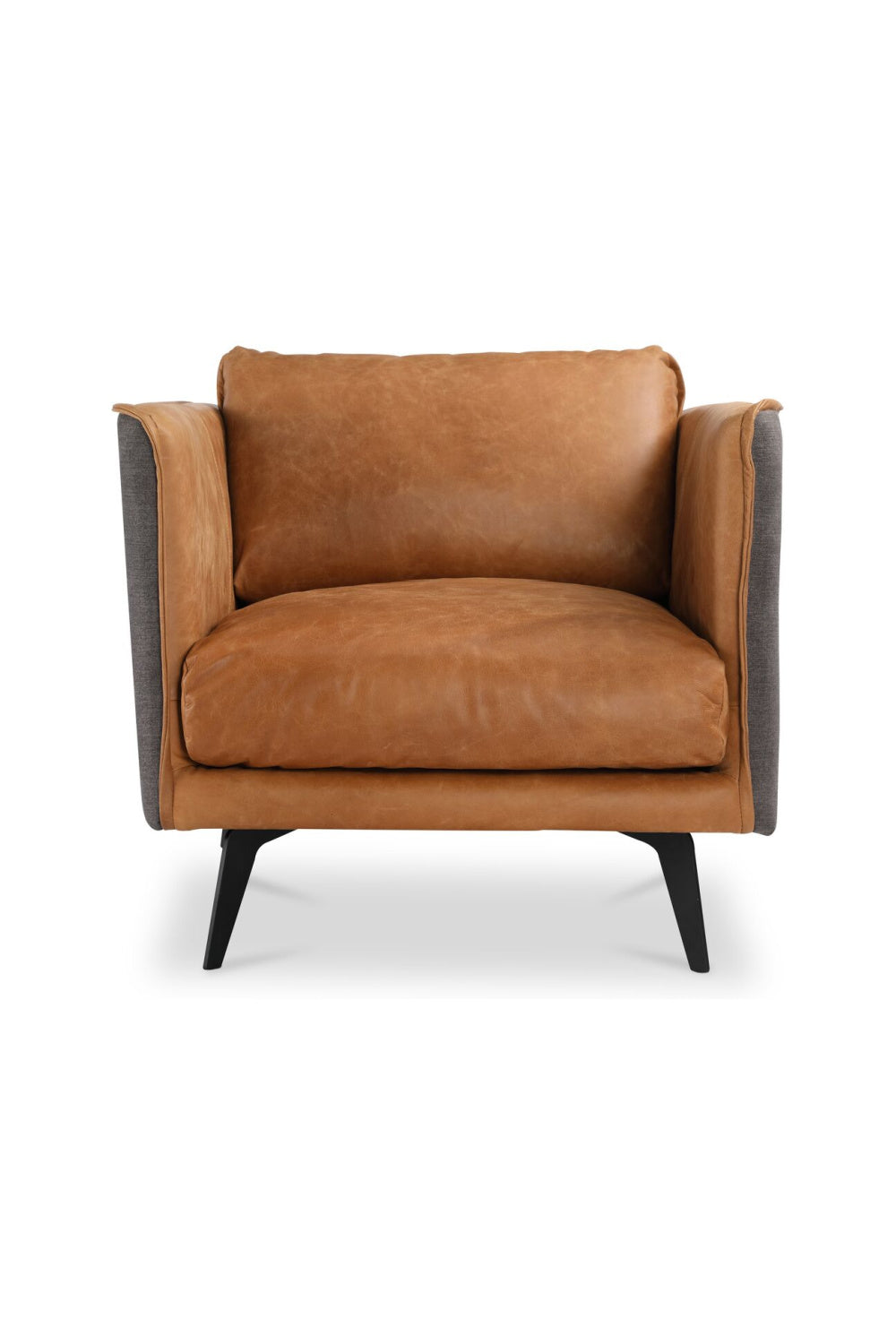   Modern European furniture - Brown Leather Lounge Armchair - www.oroa.com | Oroa.com