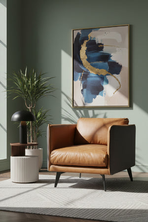   Modern European furniture - Brown Leather Lounge Armchair - www.oroa.com | Oroa.com