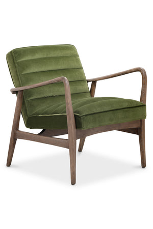   Modern European furniture - Green Velvet Tufted Lounge Chair - www.oroa.com | Oroa.com