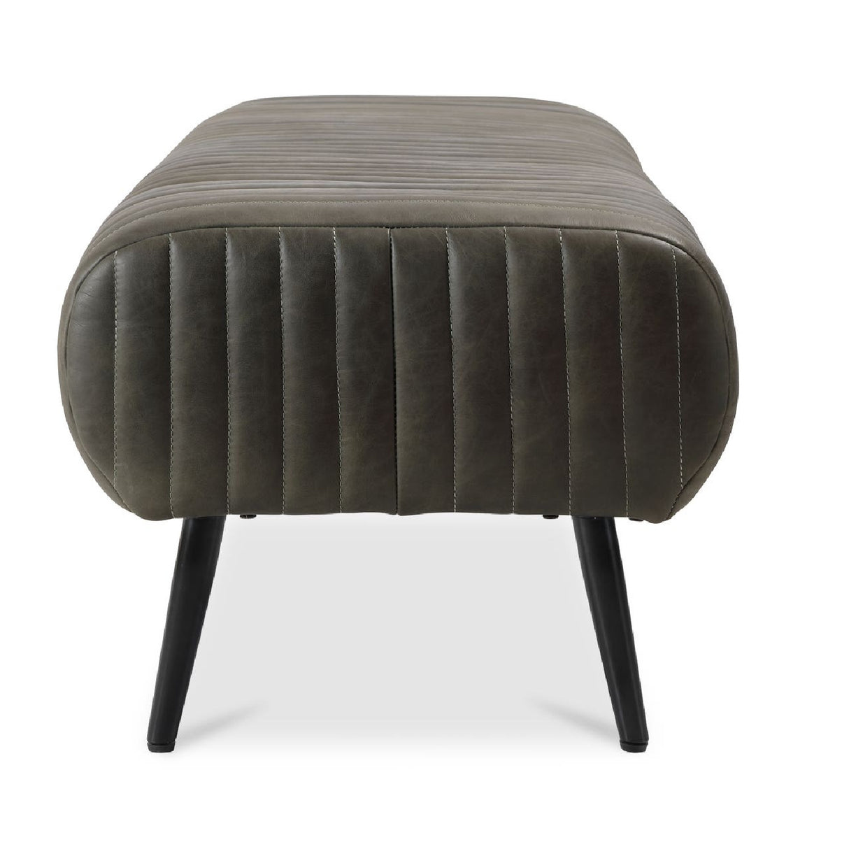   Modern European furniture - Quilted Green Leather Bench - www.oroa.com | Oroa.com