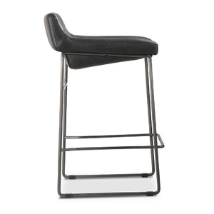   Modern European furniture - Leather Backless Counter Stools (2) - www.oroa.com | Oroa.com
