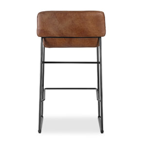   Modern European furniture - Leather Backless Counter Stools (2) - www.oroa.com | Oroa.com
