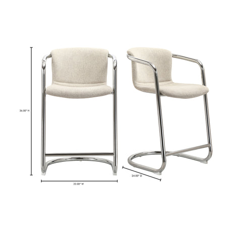   Modern European furniture - Cantilevered Counter Stool Set (2) - www.oroa.com | Oroa.com