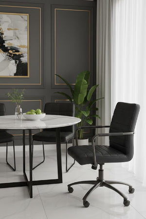   Modern European furniture - Grain Leather Office Chair - www.oroa.com | Oroa.com