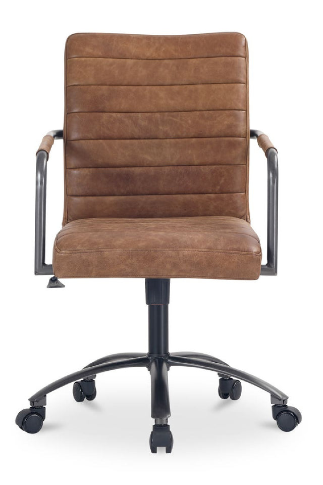 Modern European furniture - Grain Leather Office Chair - www.oroa.com