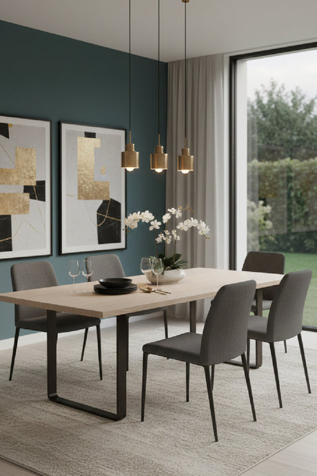   Modern European furniture - Mango Wood Top Dining Table - www.oroa.com | Oroa.com