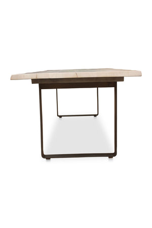   Modern European furniture - Mango Wood Top Dining Table - www.oroa.com | Oroa.com