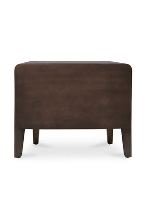   Modern European furniture - Distressed Black 2-Drawer Nightstand - www.oroa.com | Oroa.com