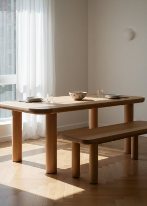   Modern European furniture - Scandinavian Style Oak Dining Table - www.oroa.com | Oroa.com