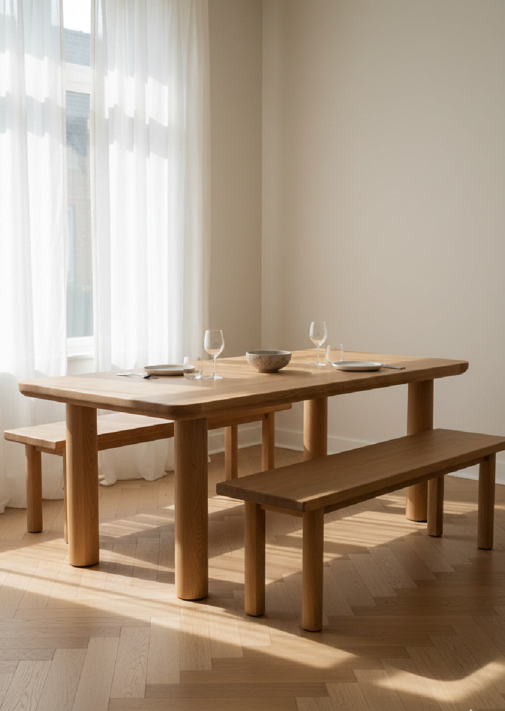   Modern European furniture - Scandinavian Style Oak Dining Table - www.oroa.com | Oroa.com