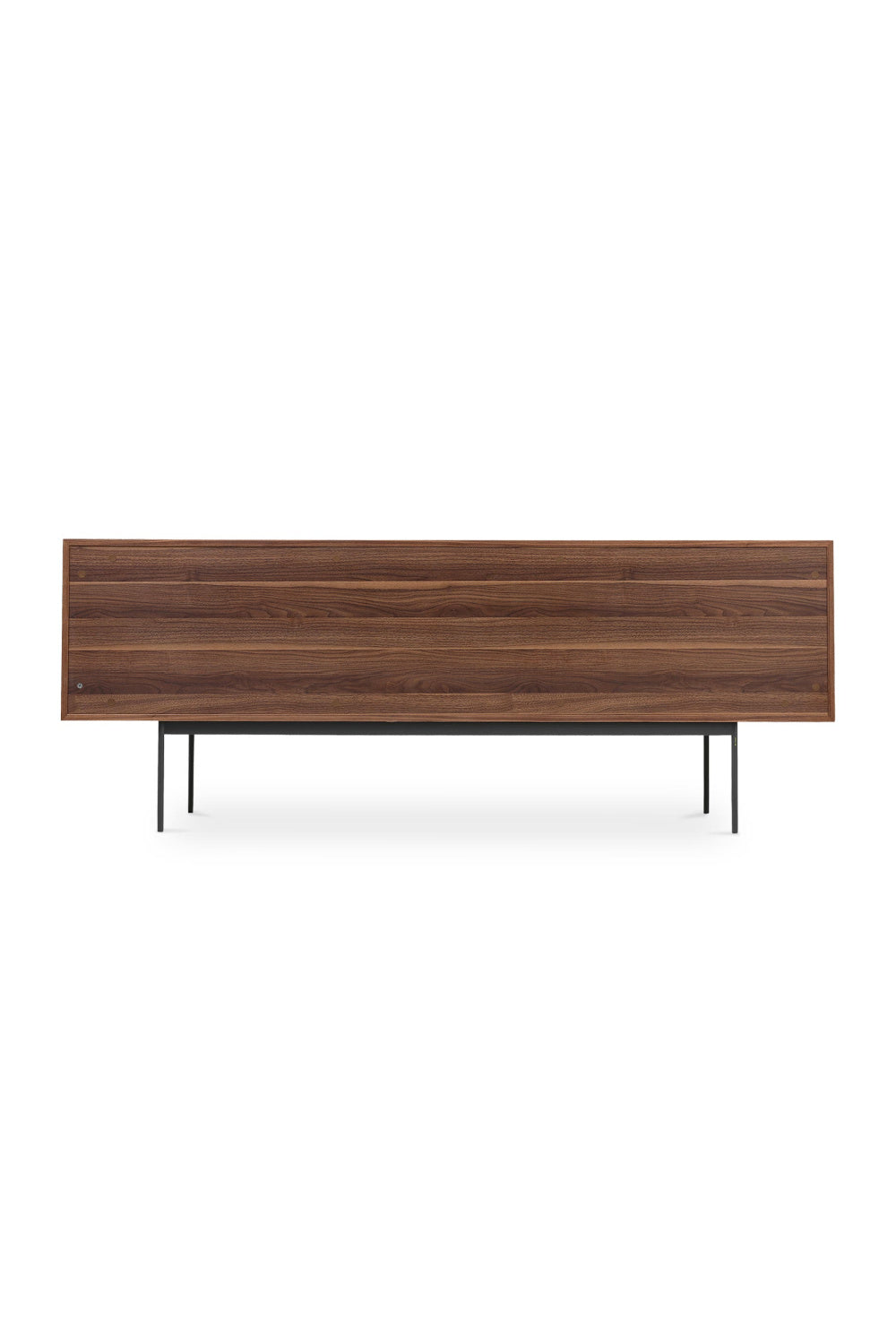   Black Ribbed 4-Door Sideboard | Oroa.com