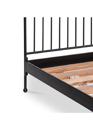   Modern European furniture - Black Iron Bed - www.oroa.com | Oroa.com