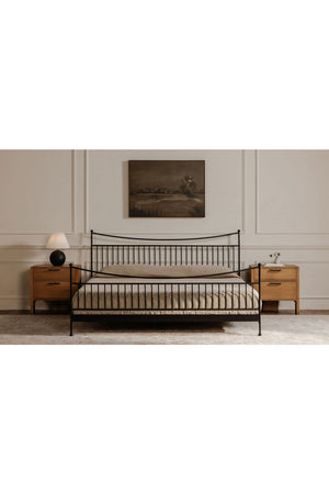   Modern European furniture - Black Iron Bed - www.oroa.com | Oroa.com