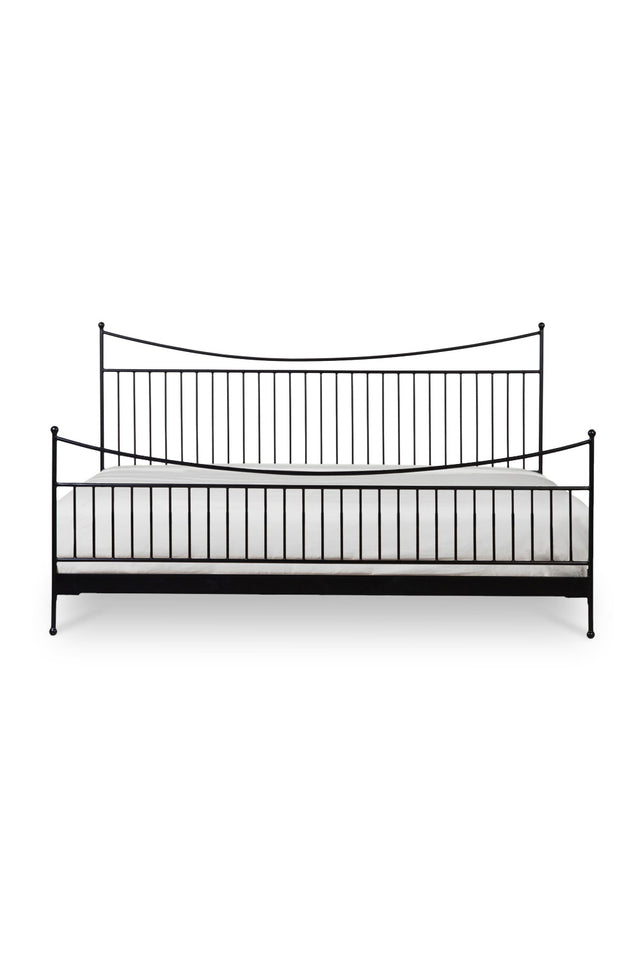 Modern European furniture - Black Iron Bed - www.oroa.com